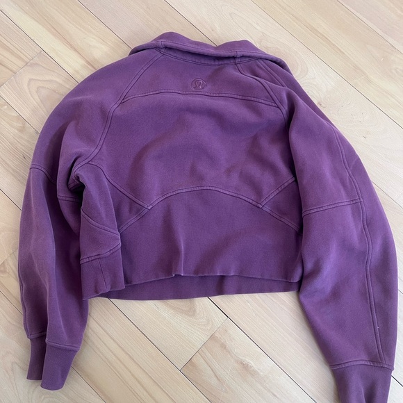 Lululemon Scuba Cropped Quarter Zip Sweatshirt XS/S - Picture 3 of 4